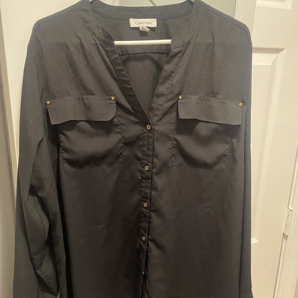 Calvin Klein women’s long sleeve blouse
